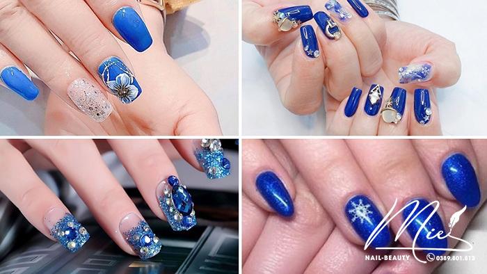 Những mẫu nail màu xanh dương nhạt đẹp nhất 2022  Stylist4men
