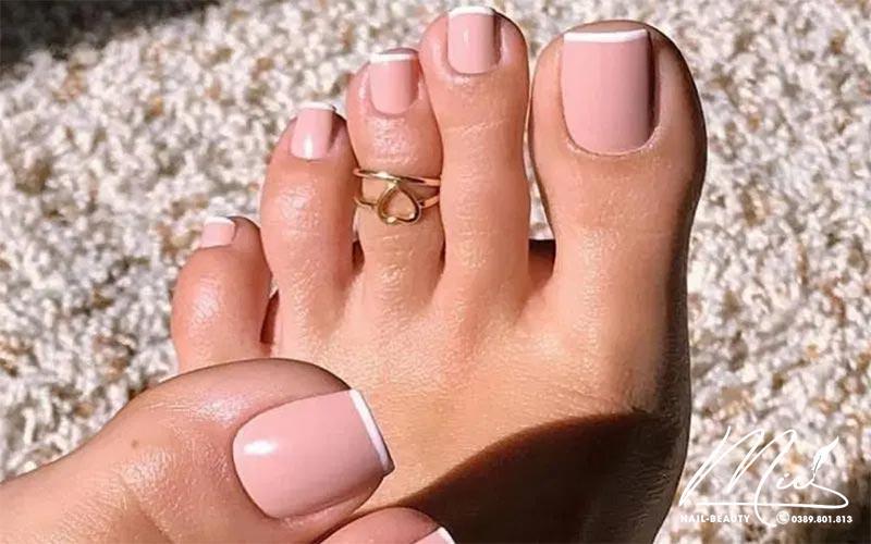 101+ Màu Nail Chân ĐẸP Cho Da Ngăm Không Phải Ai Cũng Biết 32 mienail beauty tiem lam mong