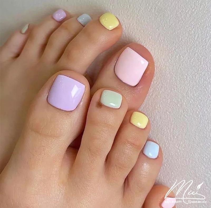 101+ Màu Nail Chân ĐẸP Cho Da Ngăm Không Phải Ai Cũng Biết 34 mienail beauty tiem lam mong