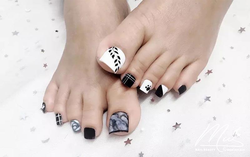 101+ Màu Nail Chân ĐẸP Cho Da Ngăm Không Phải Ai Cũng Biết 30 mienail beauty tiem lam mong