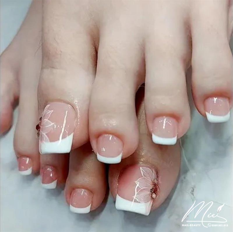 101+ Màu Nail Chân ĐẸP Cho Da Ngăm Không Phải Ai Cũng Biết 27 mienail beauty tiem lam mong