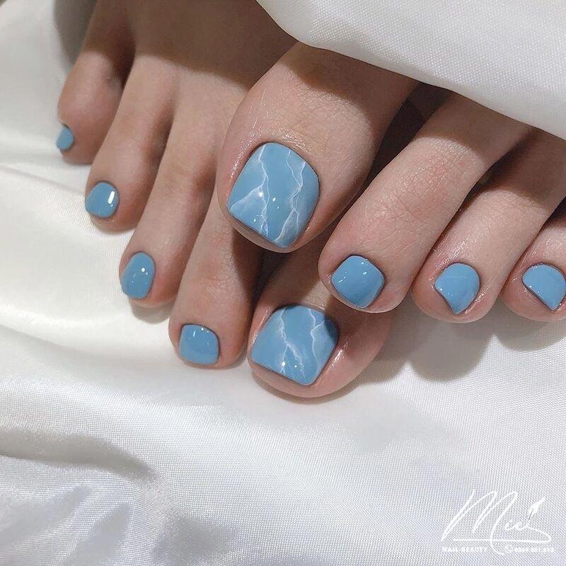 101+ Màu Nail Chân ĐẸP Cho Da Ngăm Không Phải Ai Cũng Biết 24 mienail beauty tiem lam mong