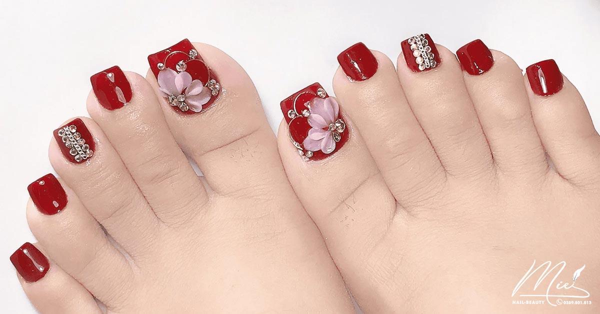 101+ Màu Nail Chân ĐẸP Cho Da Ngăm Không Phải Ai Cũng Biết