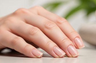 Hình ảnh cận cảnh đôi bàn tay với móng tay khỏe đẹp, được chăm sóc kỹ lưỡng, tượng trưng cho thành công khi bỏ tật cắn móng tay.