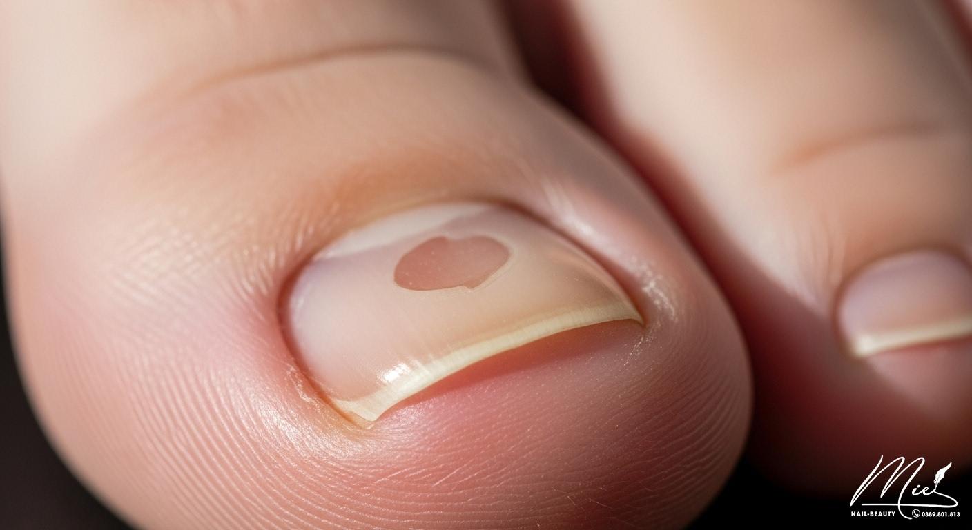 Biên tập viên: Trần Thị Xuân Mai (Anh Thy) 2 Móng chân bị lõm (Koilonychia) rõ rệt, hình thìa